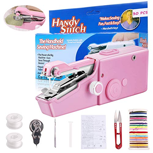 Mini Handheld Sewing Machine + Sewing Kit Free