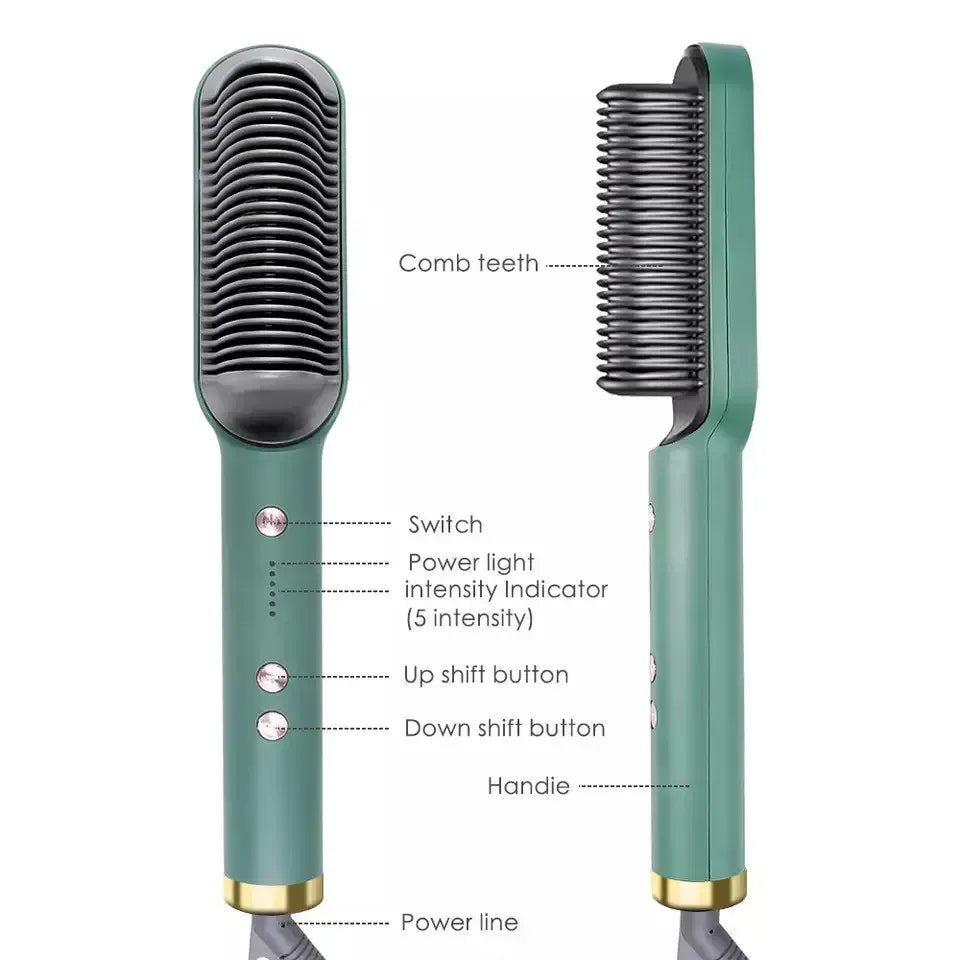 Frizz Free Hair In 39S Auto Off Ceramic Straightening Brush