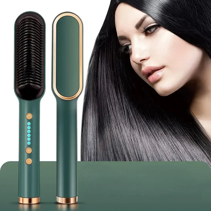 Frizz Free Hair In 39S Auto Off Ceramic Straightening Brush