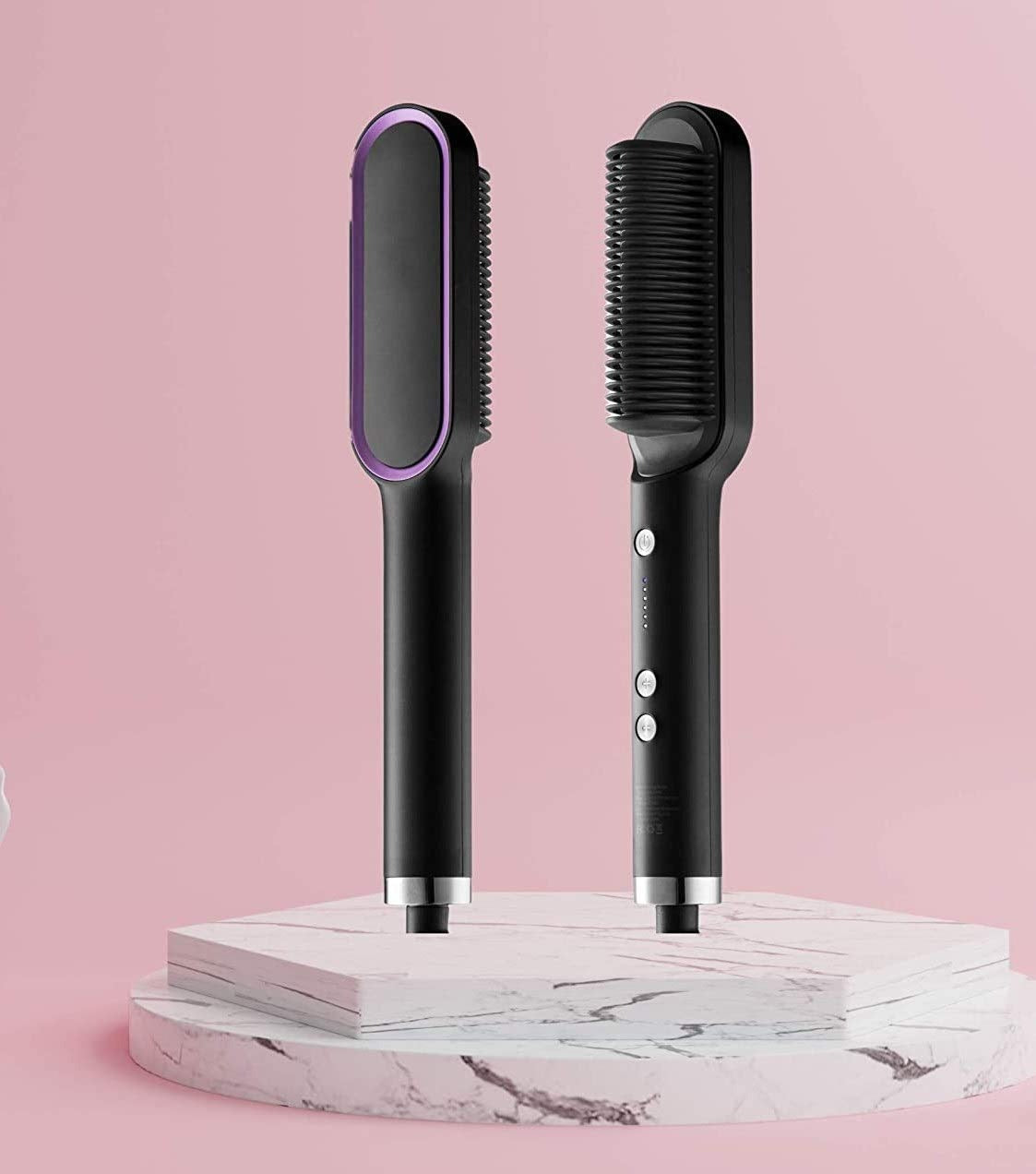 Frizz Free Hair In 39S Auto Off Ceramic Straightening Brush