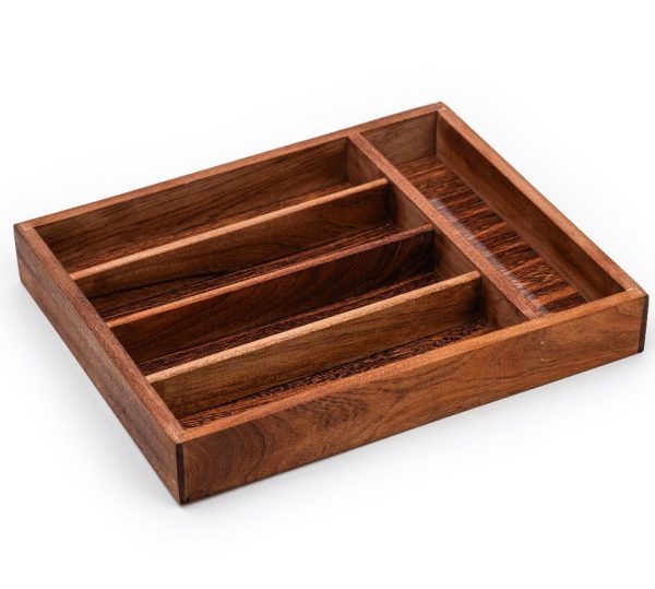 Wood Utensil Holder & Organizer