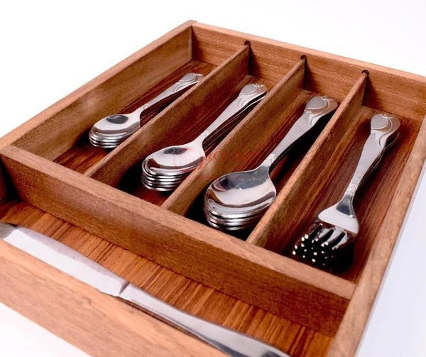 Wood Utensil Holder & Organizer